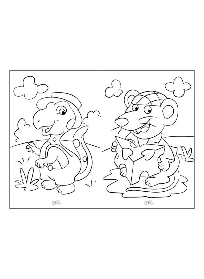 We Happy - Pack of 4 365 Mega Smart Coloring and Activities Books Educational and Fun Learning Activity for Kids with different Challenges Drawings and Enjoyable Games - Image 1