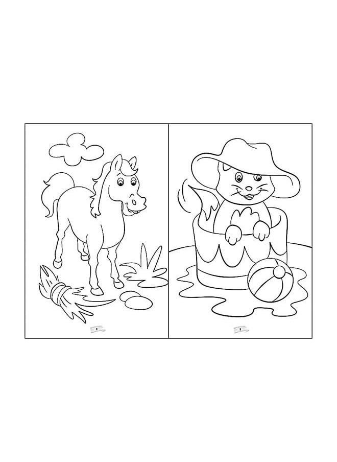 We Happy - Pack of 4 365 Mega Smart Coloring and Activities Books Educational and Fun Learning Activity for Kids with different Challenges Drawings and Enjoyable Games - Image 1