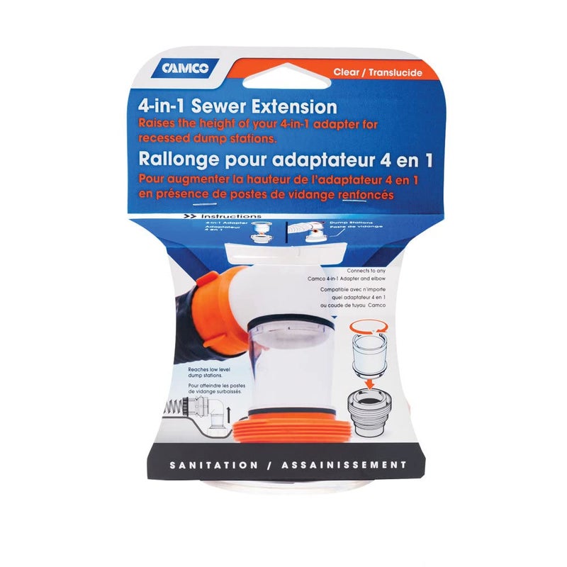 Camco 39735 4-n-1 Sewer Extension for Recessed Dump Station - Image 5