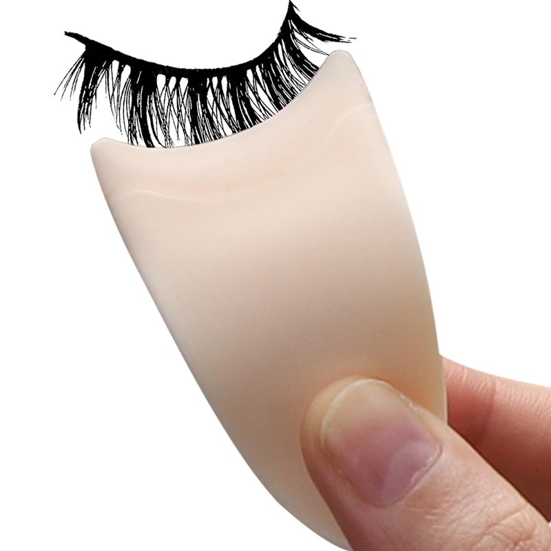 أداة تطبيق الرموش ميؤفي 35 مم عرض مشبك تطبيق الرموش 1 قطعة ملقط للرموش الاصطناعية أبيض