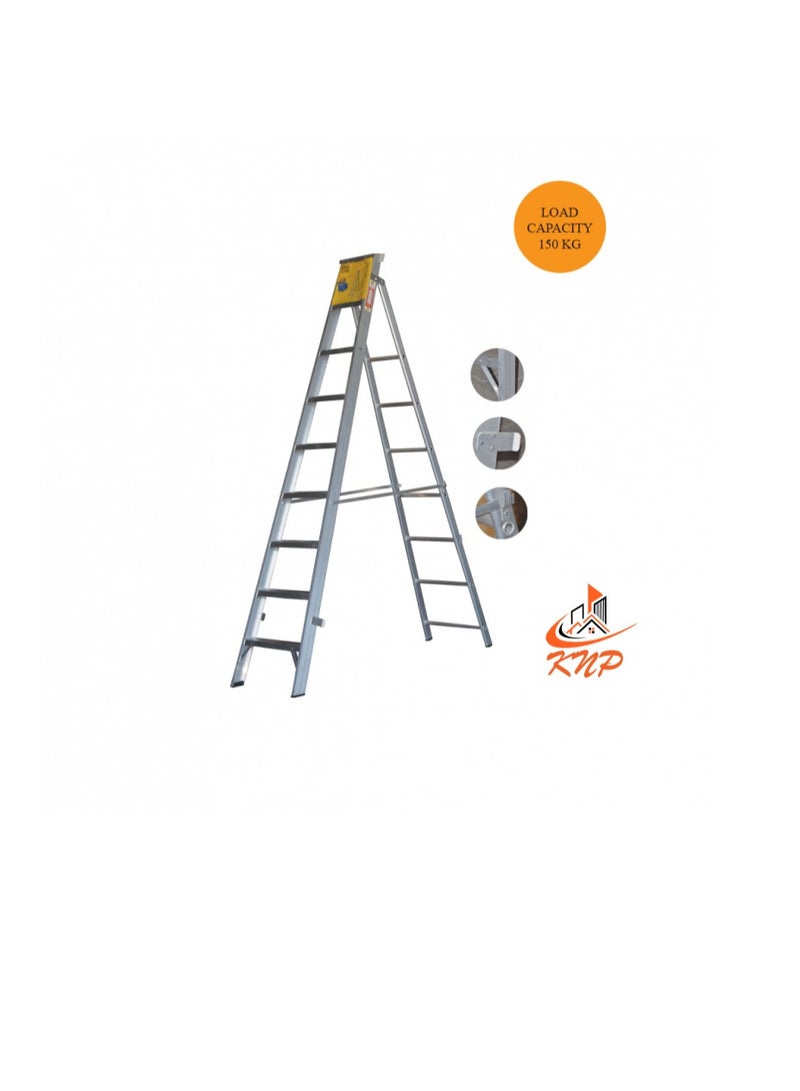 KNP Heavy Duty Dual Purpose Aluminum Ladder 3 STEPS  - Image 3