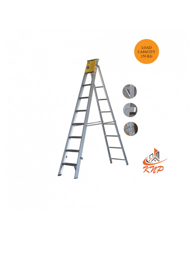 KNP Heavy Duty Dual Purpose Aluminum Ladder 3 STEPS  - Image 1