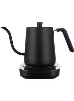 Arabest Electric Gooseneck Kettle, 0.9L Stainless Steel Pour Jug with Variable Temperature Control, 1000W Rapid Heat Coffee Maker with Touch Button, Smart Auto Shutoff (Matte Black)  - Image 1
