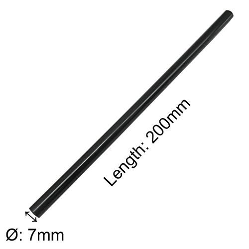 TrendBox Pack of 20 Black 7mmx200mm - Hot Melt Glue Sticks Strips Melting Adhesive for Handmade Craft DIY Home Office Project Craftwork Fix & Repairs - Image 2