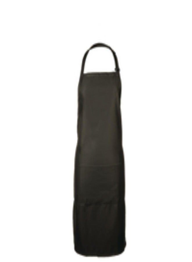 Mercer Culinary M61110BCS Genesis Bib Apron with Pocket, Black - Image 1