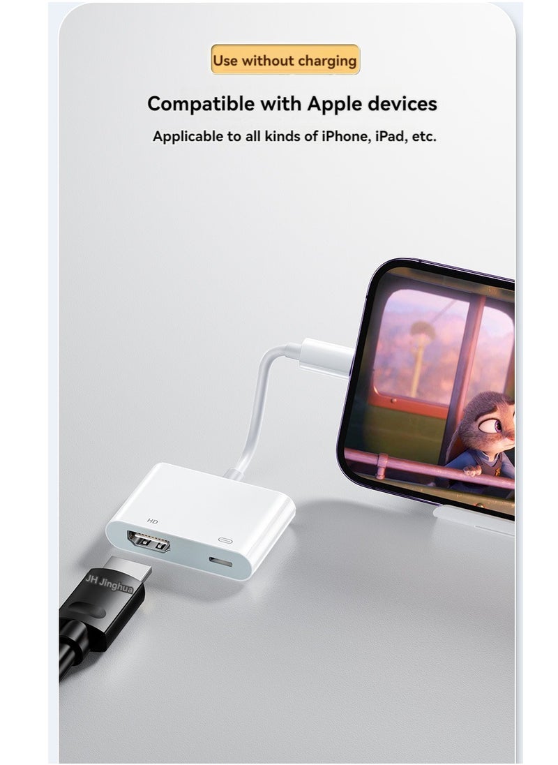 VICTGOAL - For iPhone  Lightning to HDMI projection cable - Image 1