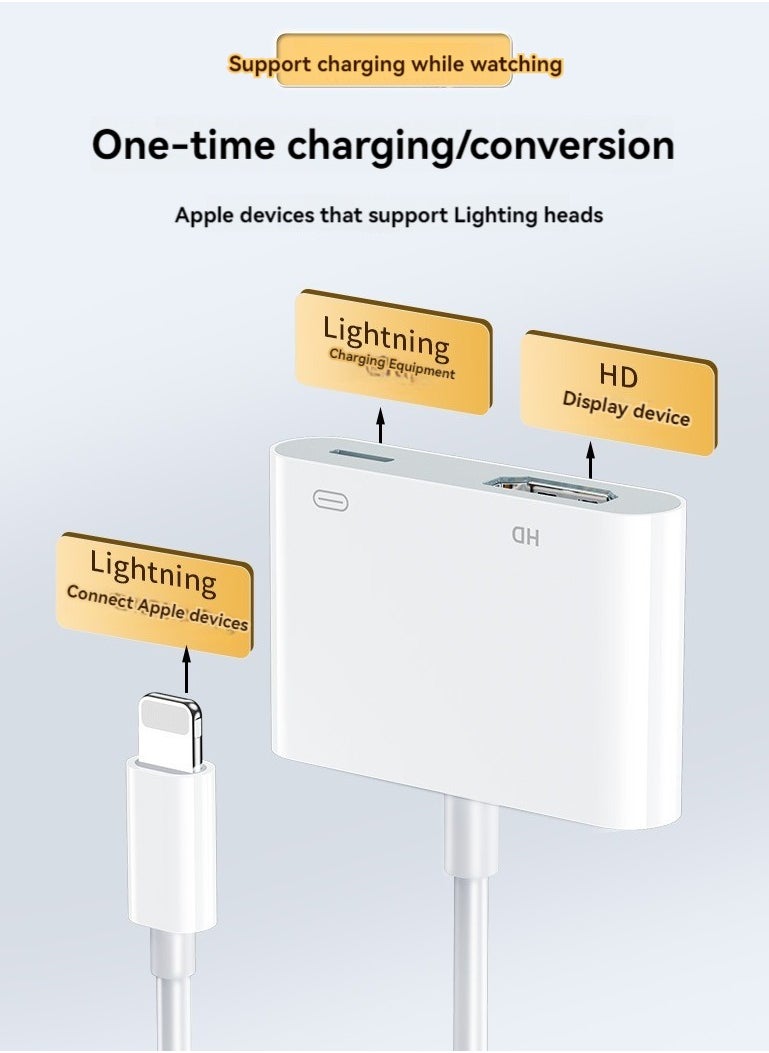 VICTGOAL - For iPhone  Lightning to HDMI projection cable - Image 1