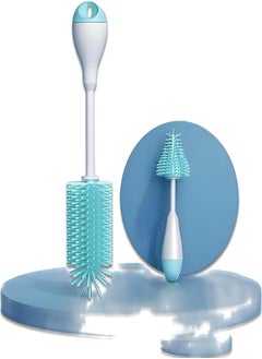 Generic 3-Piece Brush Kit - Perfect for maintaining hygiene, this set includes brushes for both large and small bottles, plus a unique tool for cleaning straws and tight spaces. 