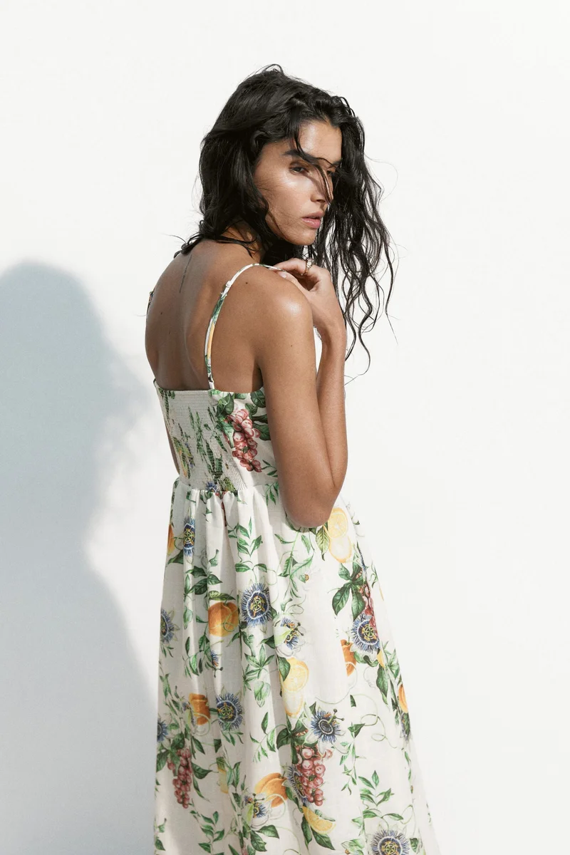 lavender dress long Floral Beauty Maxi Dress