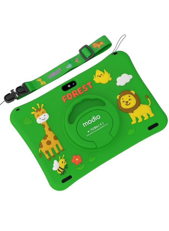 MODIO TAB Modio M25 Kids Tablet – 10.1 Inch HD Display, Android 13, 8GB RAM + 512GB Storage, 8000mAh, Dual Camera, 5G WiFi, with Pen, Watch & Stickers (Green) - Image 3