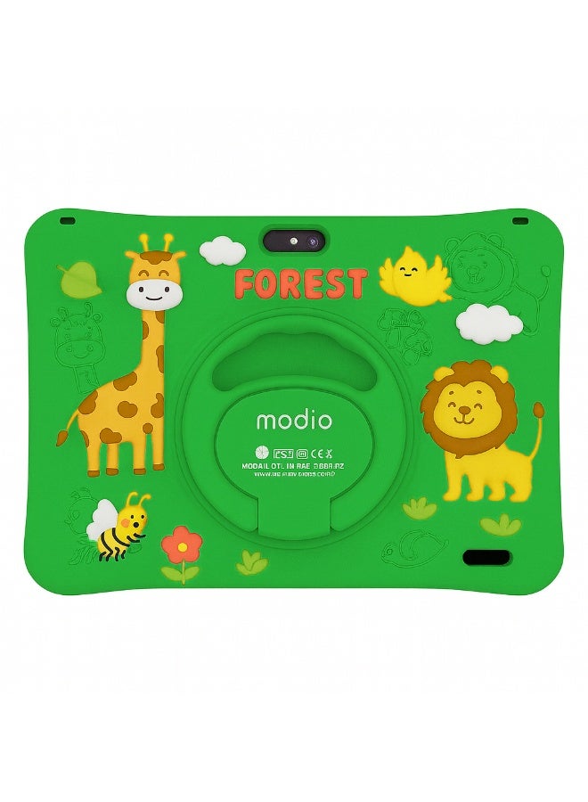 MODIO TAB Modio M25 Kids Tablet – 10.1 Inch HD Display, Android 13, 8GB RAM + 512GB Storage, 8000mAh, Dual Camera, 5G WiFi, with Pen, Watch & Stickers (Green) - Image 2