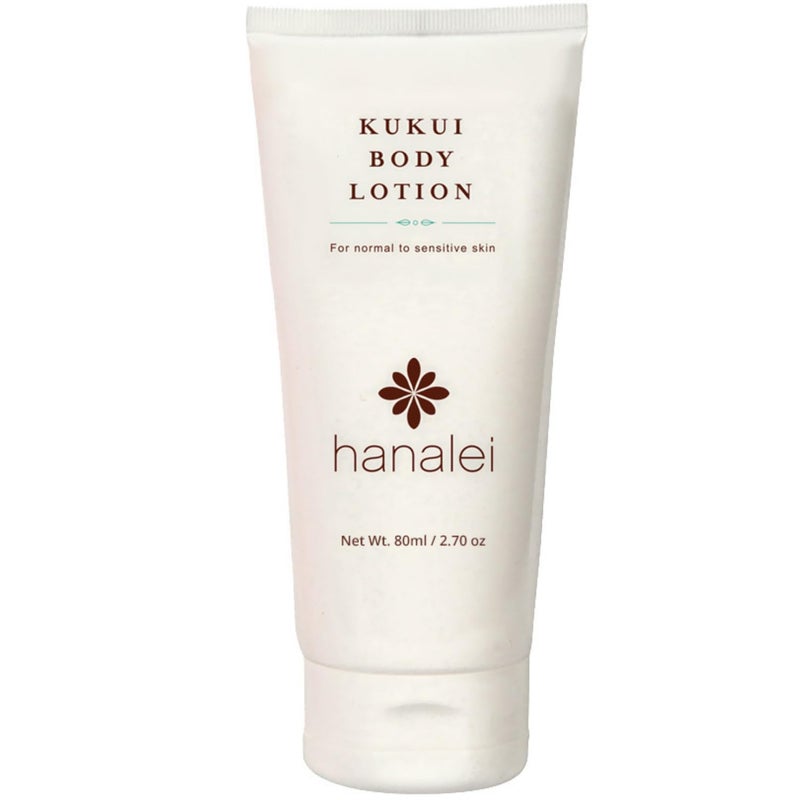 Hanalei Cruelty-Free Kukui Oil Body Lotion â€“ Paraben-Free, Dye-Free Moisturizer with Kukui Nut Oil, Shea Butter & Jojoba for Hydrated, Soft, Nourished Skin â€“ Travel-Friendly Size 80 ml - Image 1