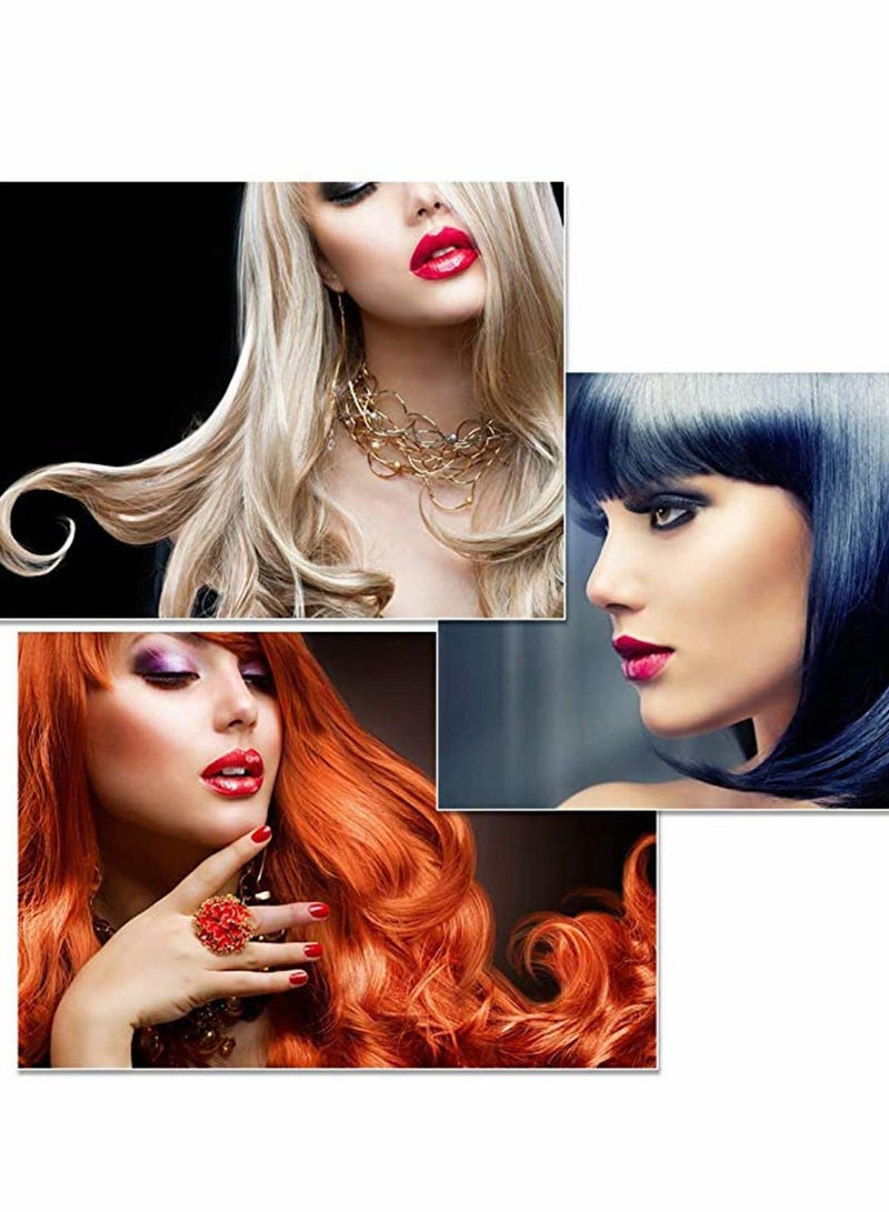 DIY Hair Color Kit with Tinting Bowl, Brush, Hair Clips, Ear Covers, Cape, and Gloves for AtHome Use - Image 2