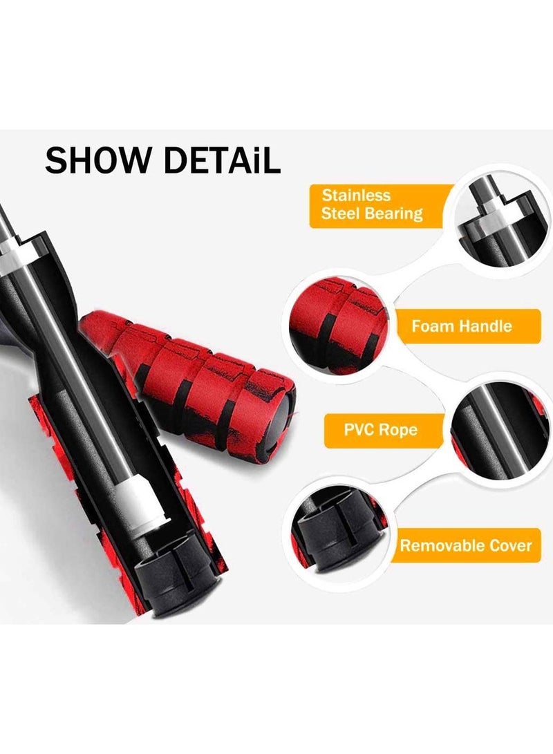 SOLARAE Ropeless Jump Rope Cordless Jump Rope with Two Balls Weighted Ropeless Jump Rope Tangle-Free Rapid Speed Cordless Indoor Jump Rope for Fitness Suitable for You and Your Kids - Image 3