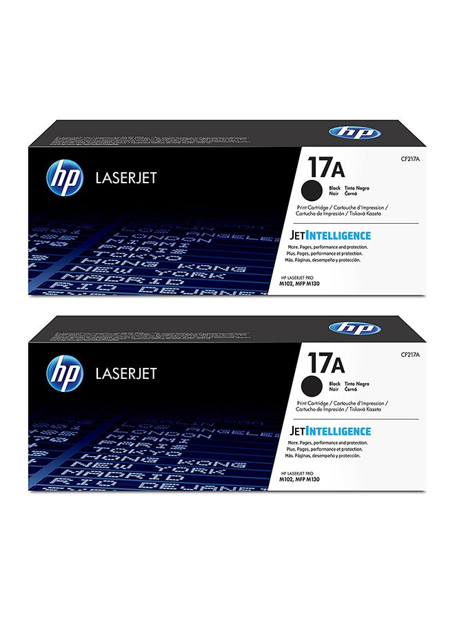 HP خرطوشة حبر ليزرجيت أصلية 17A طراز CF217A أسود - Image 5
