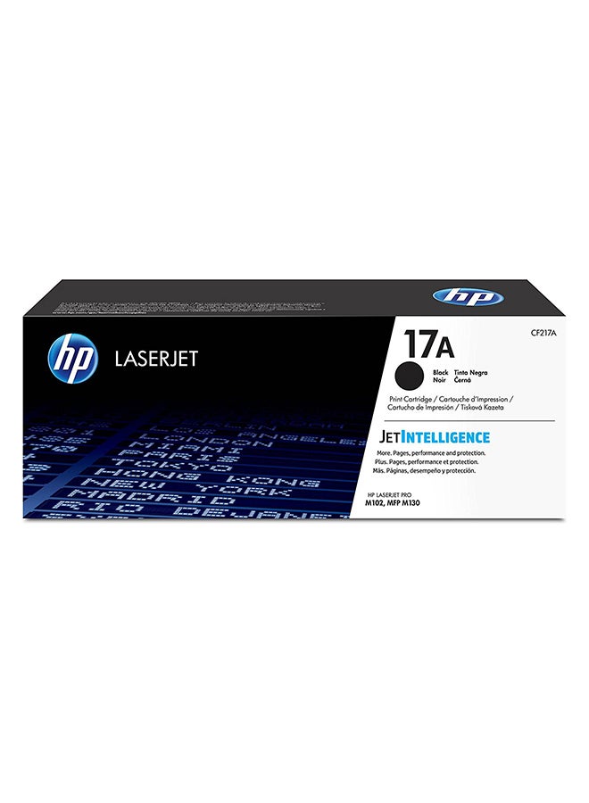 HP خرطوشة حبر ليزرجيت أصلية 17A طراز CF217A أسود - Image 1