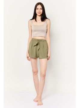 Hurley Wome Solid Beachwear Short, Olive  - Image 2