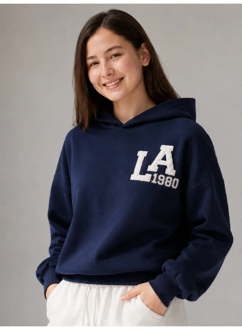 No Way Monday Girls Graphic “LA 1980” Pullover Hoodie