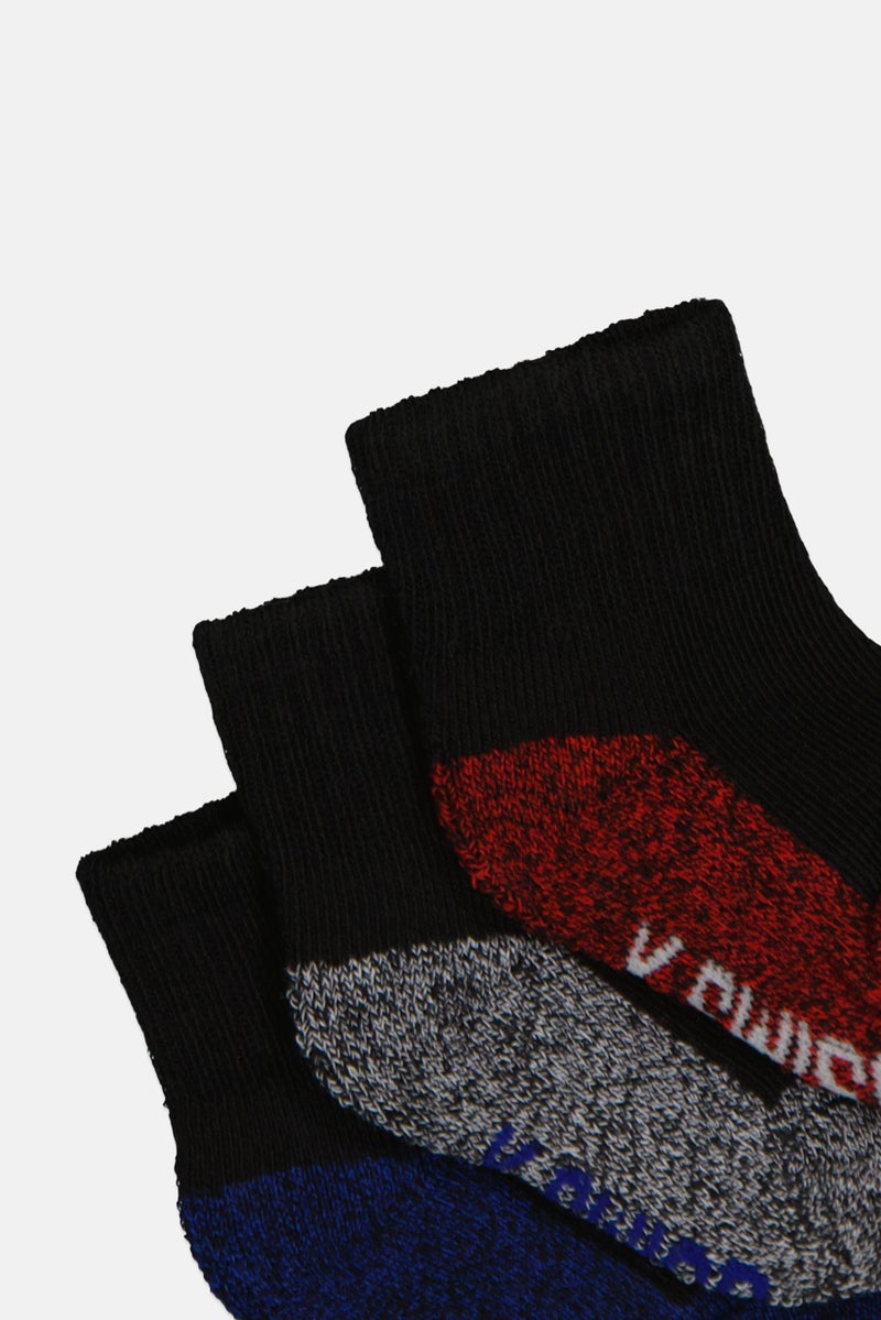K-SWISS Toddlers Boy 8 Pairs Brand Logo Cushion Ankle Socks, Multicolor - Image 2