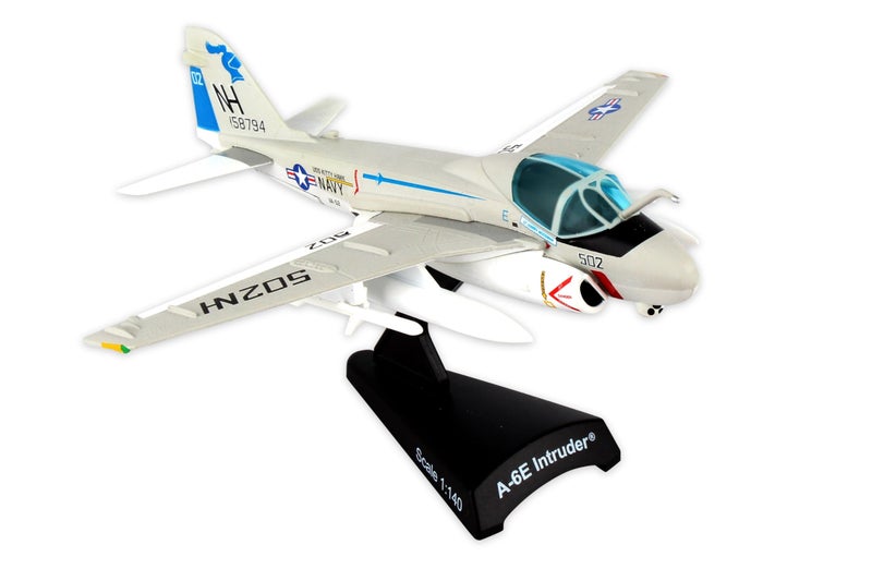 Daron Worldwide Trading Postage Stamp A-6 Intruder Va-52 Knightriders 1/14 Airplane Model - Image 1