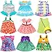 UNICORN ELEMENT 9 Sets Alive Baby Doll Clothes for 1012 Inch Girl Dolls12 Inch Baby Doll Clothing Dress Outfits Accessories SetBest Gift for Kids - Image 3