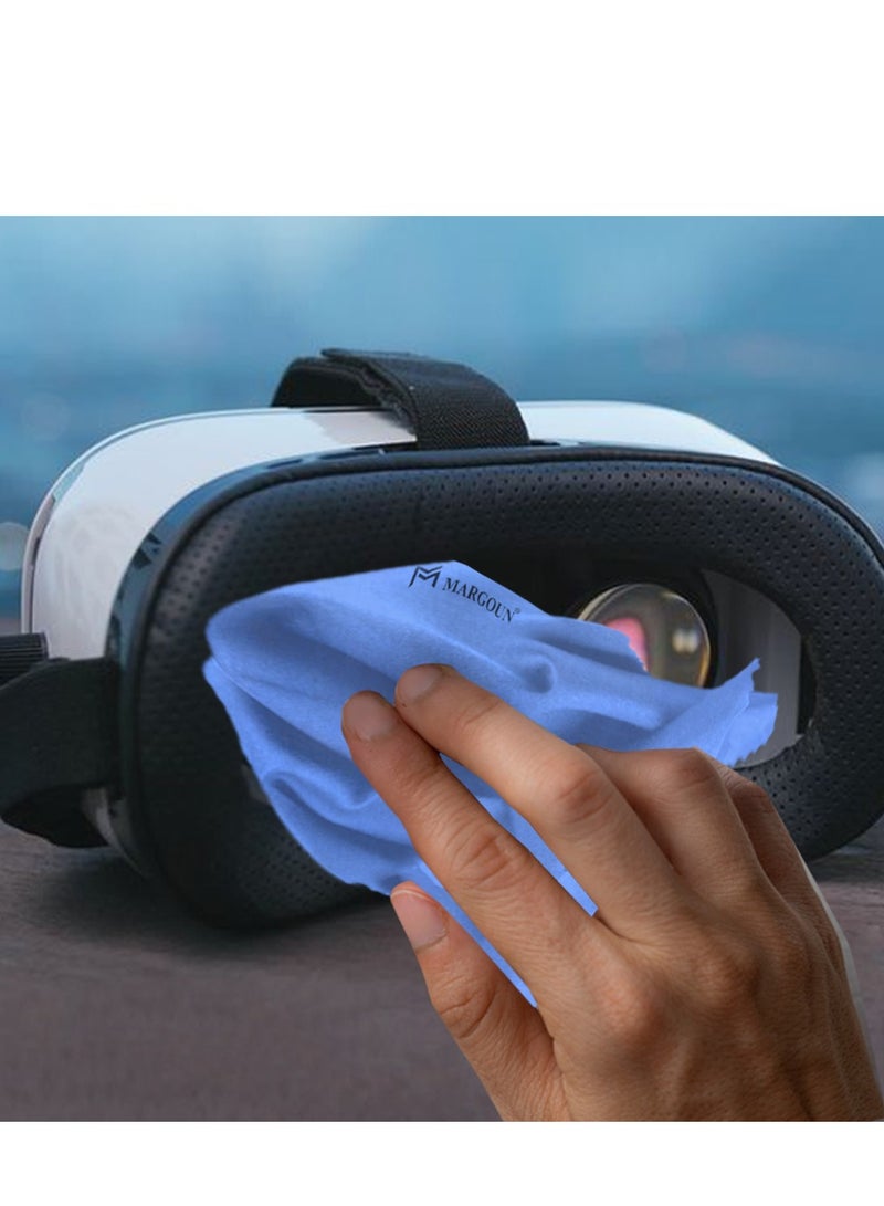 MARGOUN 24 Pack Microfiber Cleaning Cloth Premium Cloth for Glasses Lens Screens & More Black Blue - Image 4