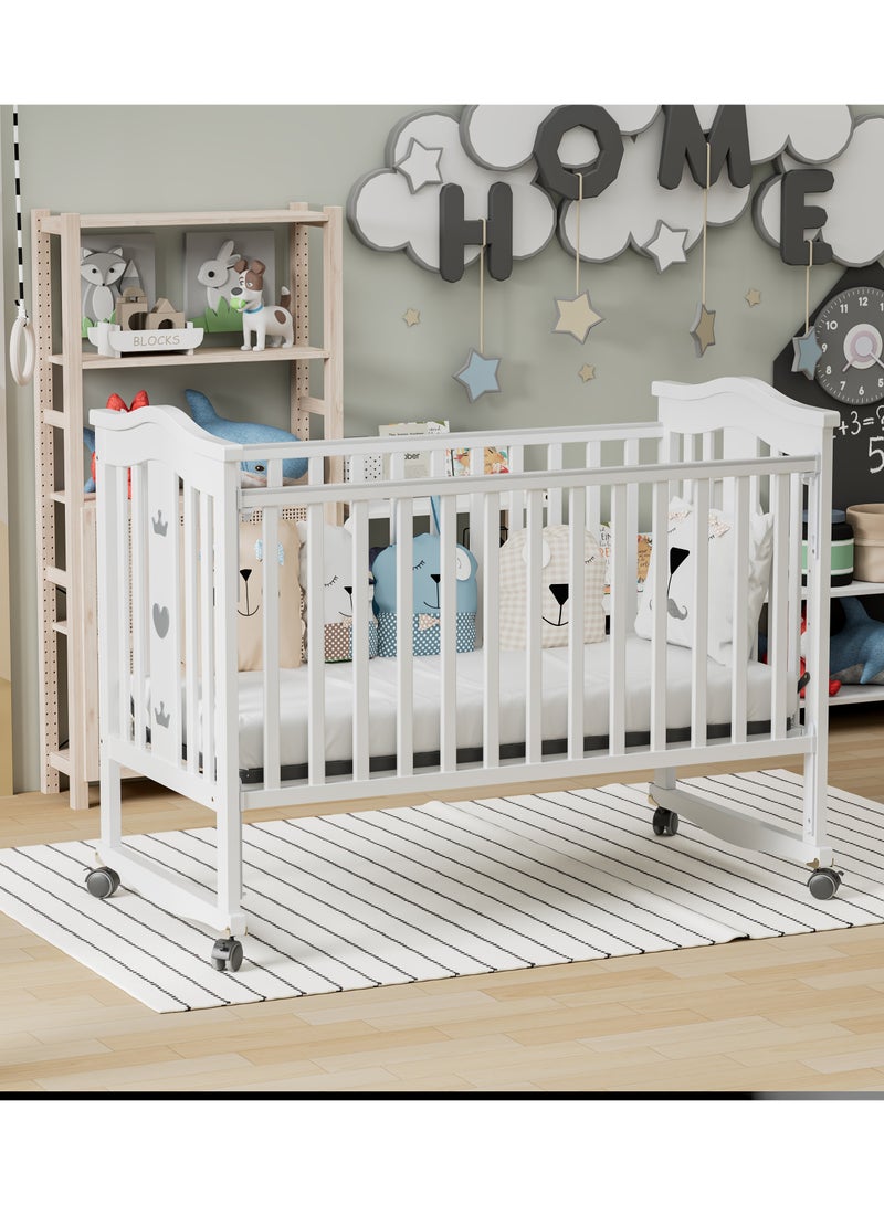 لحظة مرح سرير اطفال خشبي 120×60 سم - Image 4