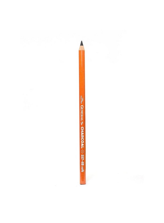 جينيرالز أقلام الفحم من سلسلة جنرالز 557، 4 أقلام رصاص لكل قلم [عبوة من 12 قلمًا]