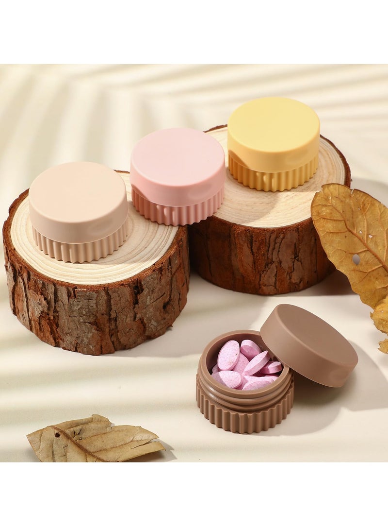 Excefore Travel Containers for Toiletries, 20 ml Silicone Cream Jars with Lid, Leak Proof Travel Accessories, Travel Storage for DIY Making Cosmetic Body Hand Skin Cream Bottles (4 Pcs, 0.68 oz)  - Image 2