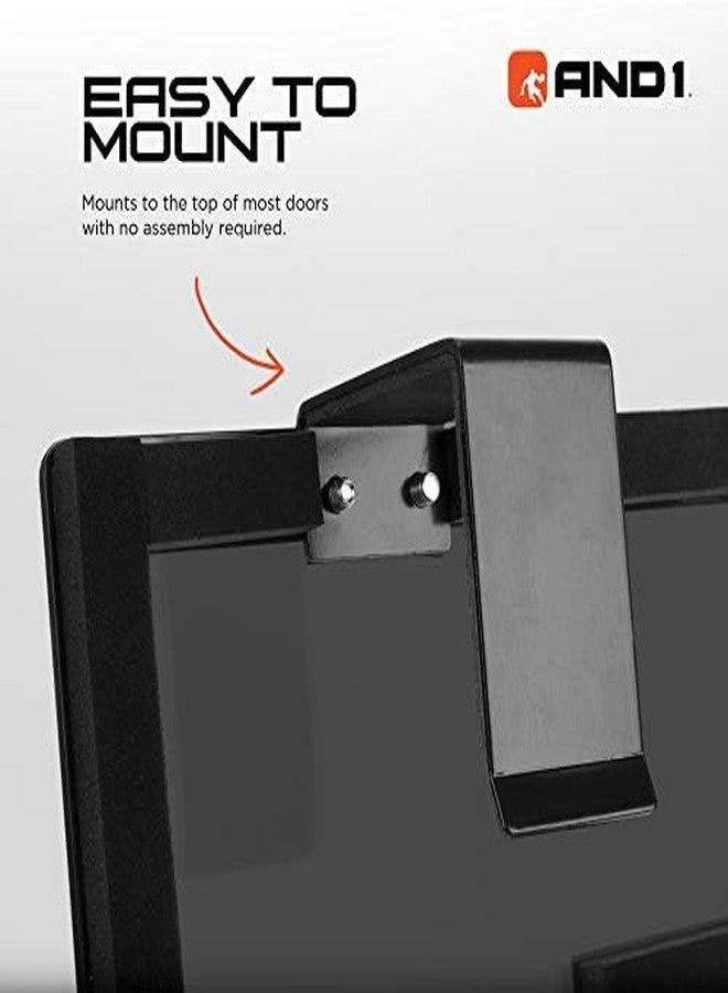 AND1 Mini Basketball Hoop: Pre-Assembled with Flex Rim, 18 inches x 12 inches, Includes One Deflated 5 Inch Hoop for Kids - Image 5