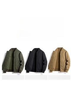 Jeep Men's Stand Up Collar Windproof Oversized Loose Casual Sports Jacket  - Image 2