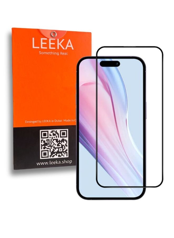 LEEKA iPhone 15 Screen Protector with HD view Bubble Free, Anti-Drop and Anti-scratch full screen anti finger print protection with free Easy Installation kit and wipes tempered glass  - Image 2