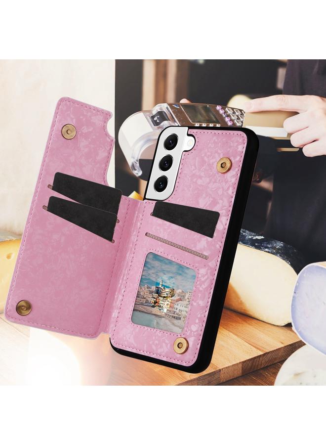 اس-توب جراب لهاتف Samsung Galaxy S22 5G مطبوع بمشبك مزدوج RFID مضاد للسرقة - Image 2