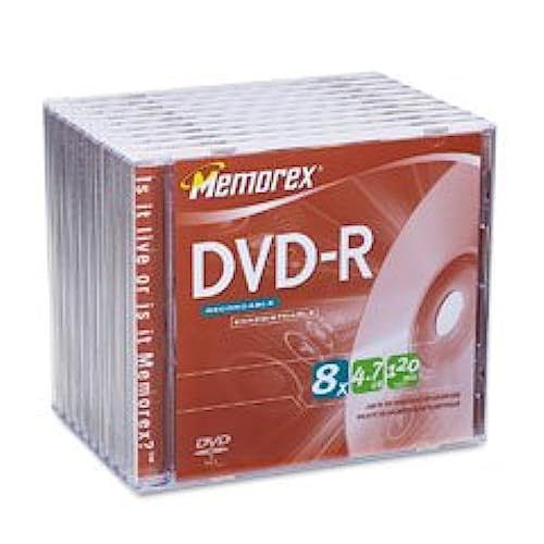 Memorex 4.7GB 8X DVD-R Media (10-Pack) - Image 2