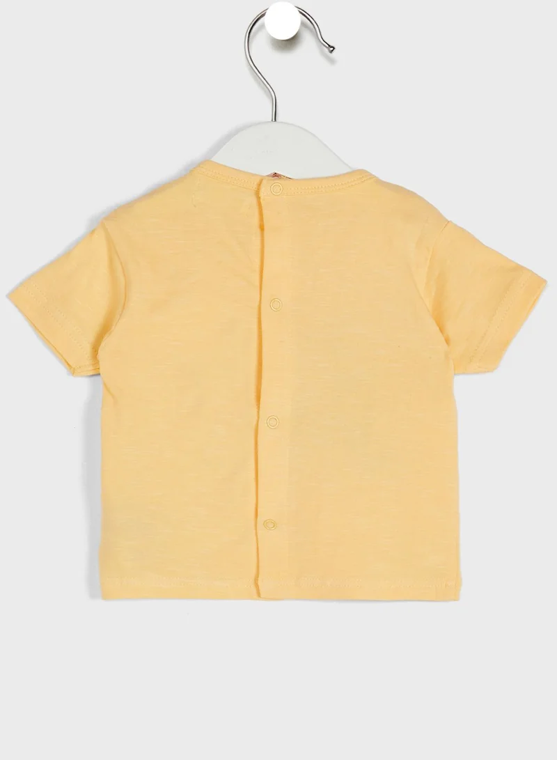 Babybol Infant Printed T-Shirt & Shorts Set