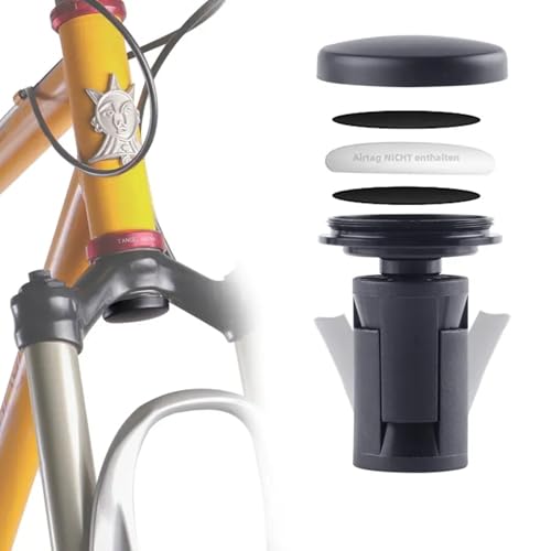 kimairy Bike Mount Hidden Compatible for Air-Tag, Mountain Bike Anti-Theft Protection Holder Waterproof for MTB Bicycle Suspension Fork with Inner Diameter 18-30mm (Air-Tag Not Included) - Image 1