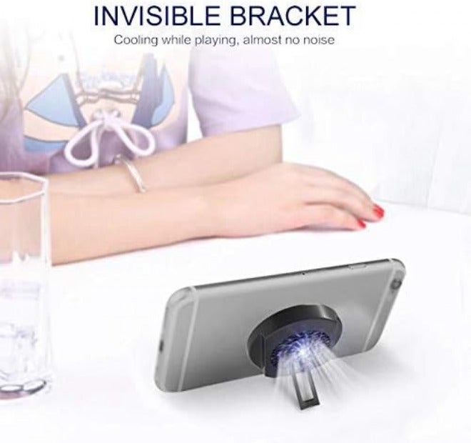 Universal Cell Phone Mute Fan Holder Heat Sink Radiatorfor Gaming Phone Phones Cooler Adjustable Portable - Image 2