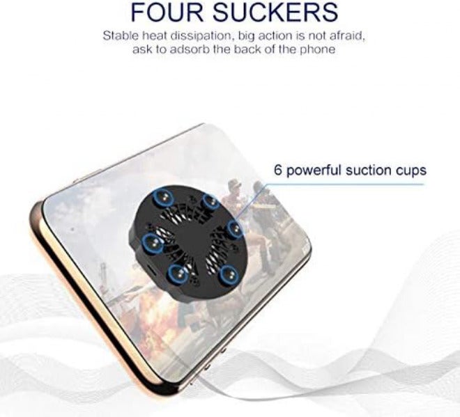 Universal Cell Phone Mute Fan Holder Heat Sink Radiatorfor Gaming Phone Phones Cooler Adjustable Portable - Image 5