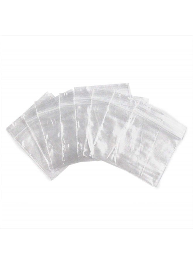 UNIVERSAL 100pc Self Locking 2 x 2 Plastic Bags 2mm Thick All Purpose Storage Baggies - Image 1
