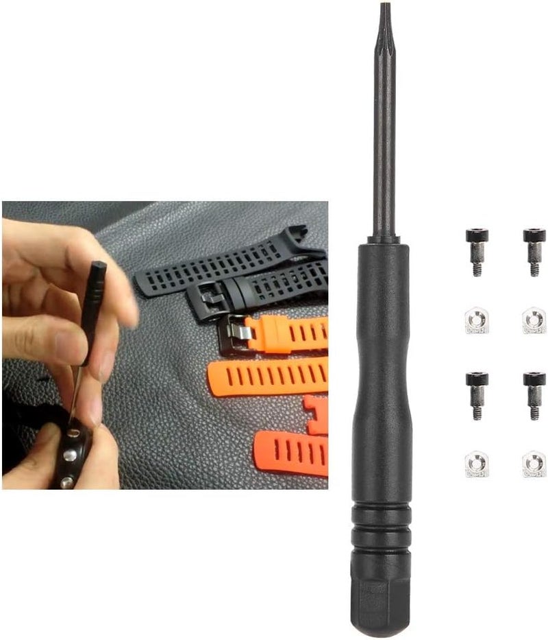 كلاراكو طقم براغي وصامولة ومفك براغي من كلاركو لساعة أمبيت 1 2 2s 3/سبورت رن 3P 3S 3R، طقم أدوات إصلاح بديل عالي الدقة وفعال لحزام معصم الساعة الذكية - Image 1