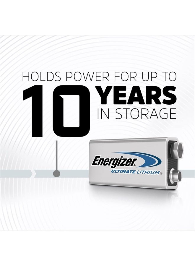 Energizer 9V Batteries, Ultimate Lithium, Original Version, 2 Count  - Image 5