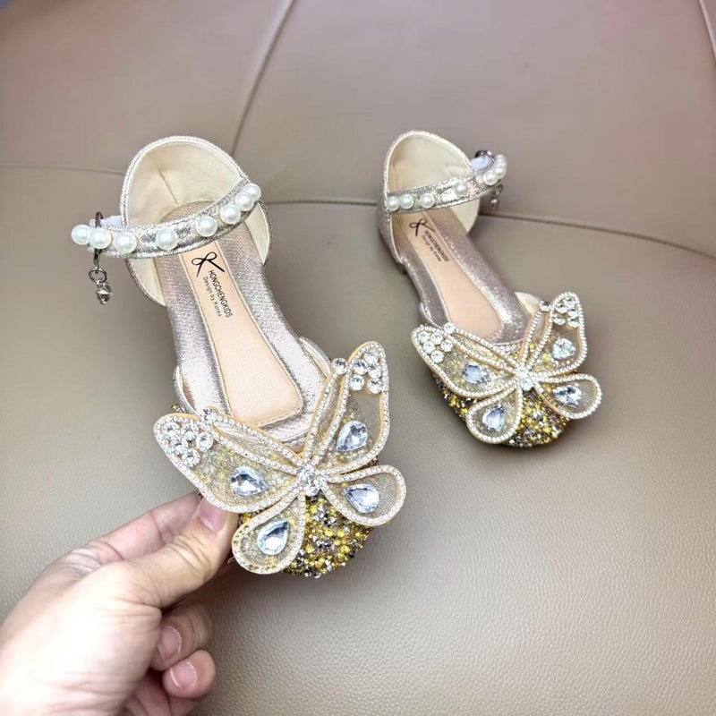 Fashion Semi Sandals Children'S Soft Bottom Baby Shoes Single-Layer Shoes Children'S Leather Shoes Girls' Princess Shoes - Image 5