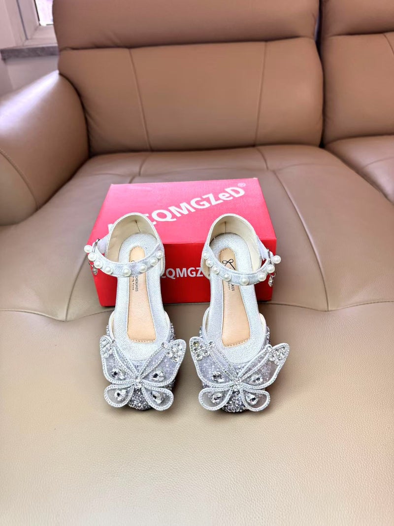 Fashion Semi Sandals Children'S Soft Bottom Baby Shoes Single-Layer Shoes Children'S Leather Shoes Girls' Princess Shoes - Image 1