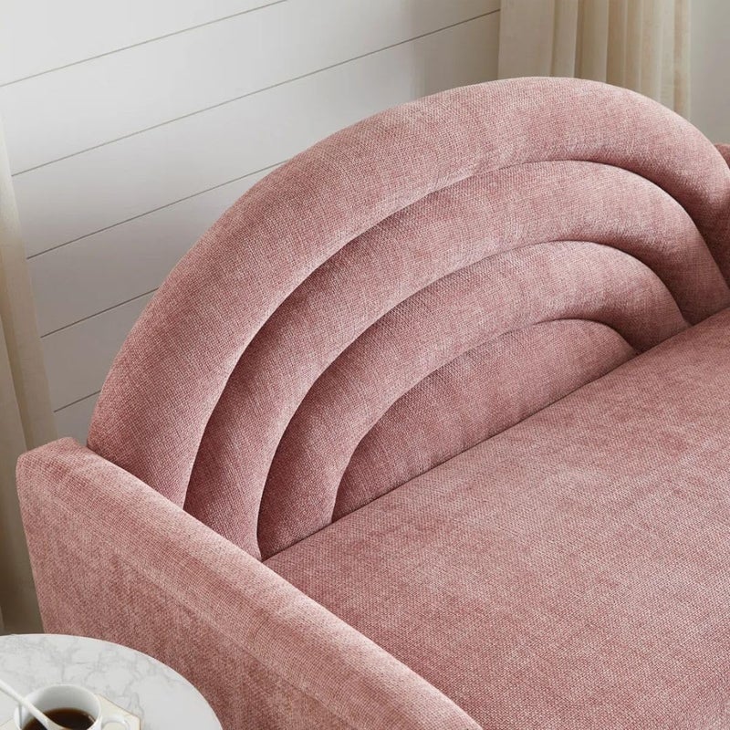 Comfynest Modern Curved Loveseat - Image 3