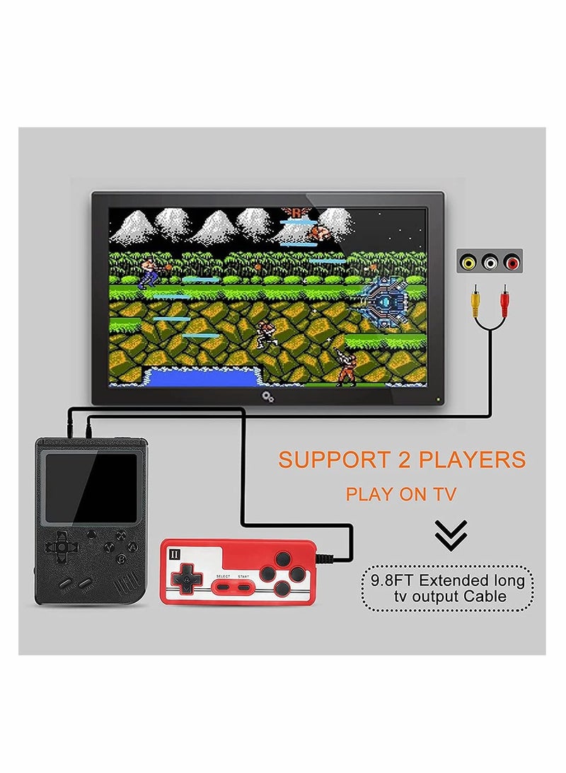 Portable Handheld Game Console - 500 Classic Games, 3.0" Color Screen, Rechargeable, TV Connection, 2 Player Support - Image 4