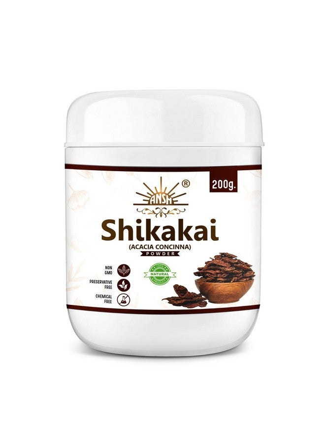 Ansh Shikakai Powder For Hair (Natural Hair Cleanser For Shiny And Soft Hair (200 Grams) - Image 1