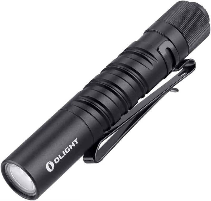OLIGHT I3T EOS 180 Lumens Dual-Output Slim EDC Flashlight for Camping and Hiking, Tail Switch Flash Light with AAA Battery (Black) - Image 1