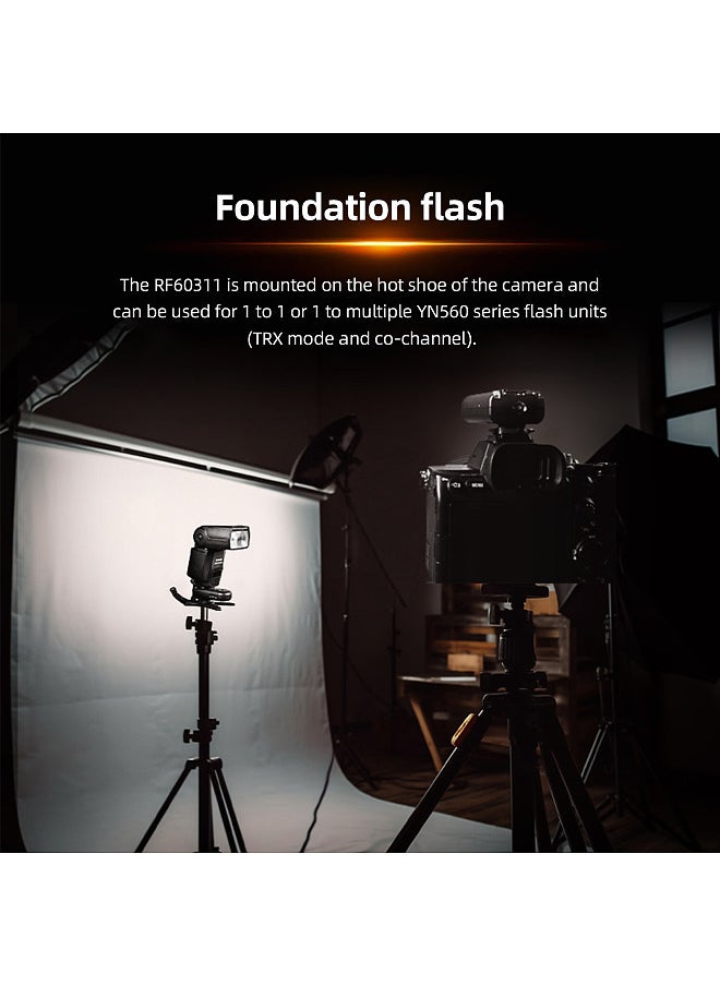 YONGNUO RF603II S1 2.4G Wireless Flash Trigger Transmitter 16 Channels 100M Transmission Range Replacement for Sony A100/A200/A300/A350/A700/A900/A57/A65/A77/A99/A99II/A550  - Image 5