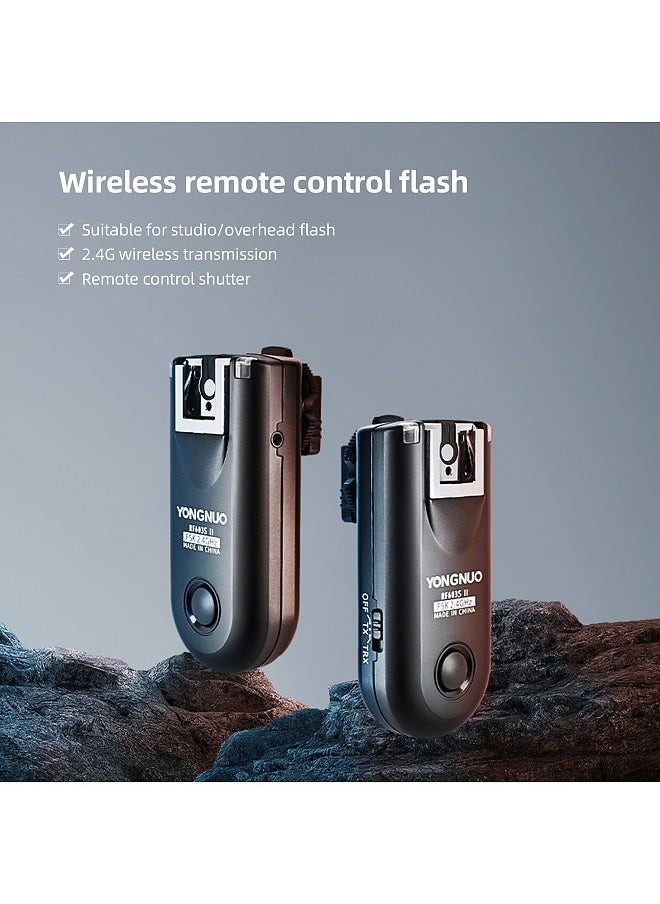 YONGNUO RF603II S1 2.4G Wireless Flash Trigger Transmitter 16 Channels 100M Transmission Range Replacement for Sony A100/A200/A300/A350/A700/A900/A57/A65/A77/A99/A99II/A550  - Image 3
