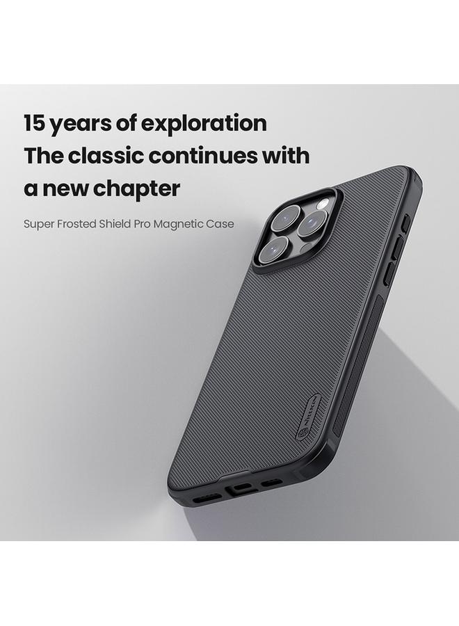 Nillkin Case For iPhone 16 Pro Frosted Shield Pro Magnetic Magsafe Phone Case - Image 4